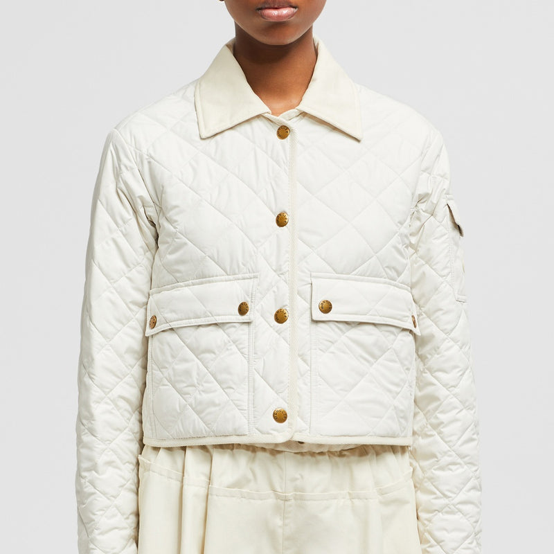 CHITRE DIAMOND-QUILTED PADDED SHIRT JACKET