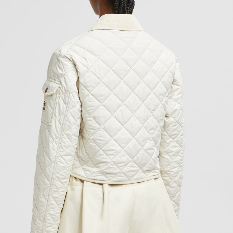 CHITRE DIAMOND-QUILTED PADDED SHIRT JACKET