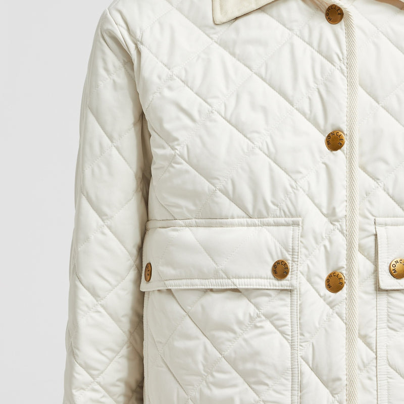 CHITRE DIAMOND-QUILTED PADDED SHIRT JACKET