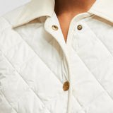 CHITRE DIAMOND-QUILTED PADDED SHIRT JACKET