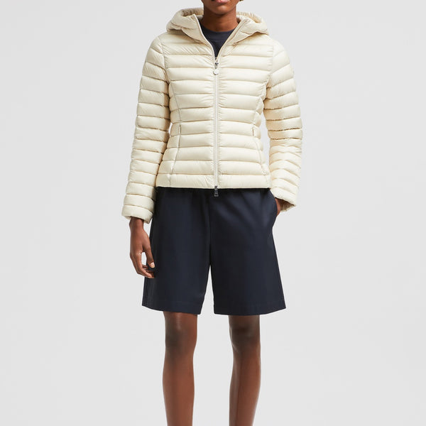 IGE HOODED SHORT DOWN JACKET