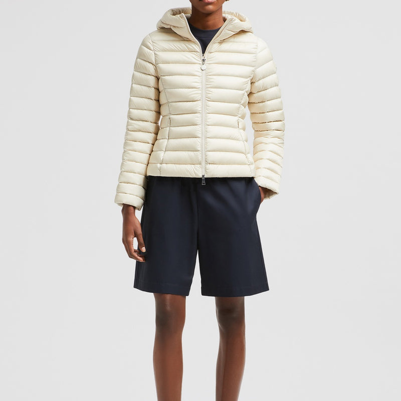 IGE HOODED SHORT DOWN JACKET