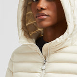IGE HOODED SHORT DOWN JACKET