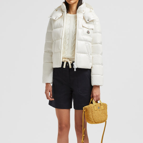 ANDRO HOODED SHORT DOWN JACKET