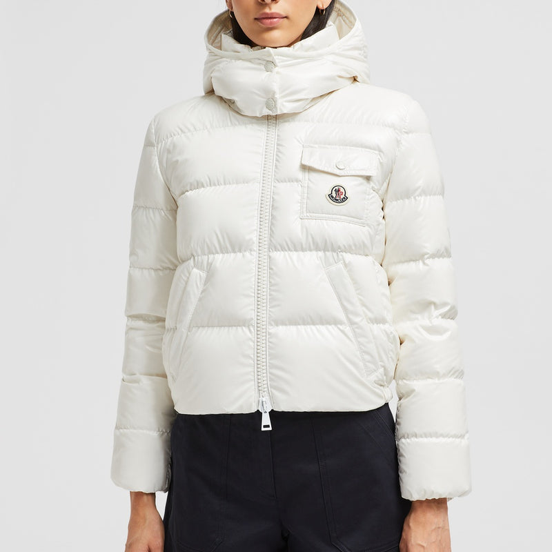 ANDRO HOODED SHORT DOWN JACKET