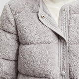 FLOYRAC TEDDY SHORT DOWN JACKET