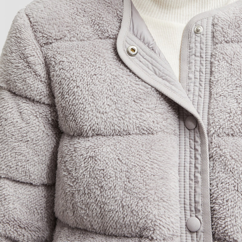 FLOYRAC TEDDY SHORT DOWN JACKET