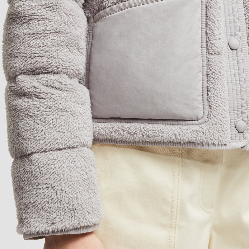 FLOYRAC TEDDY SHORT DOWN JACKET
