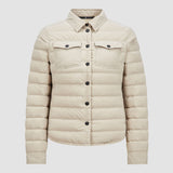 ROZES PACKABLE DOWN SHIRT JACKET