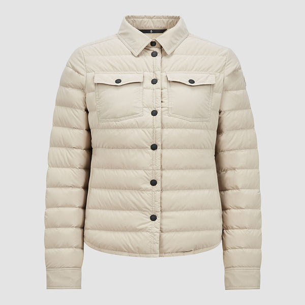 ROZES PACKABLE DOWN SHIRT JACKET