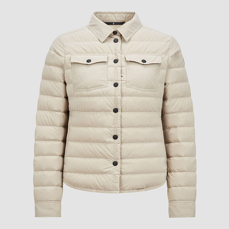 ROZES PACKABLE DOWN SHIRT JACKET