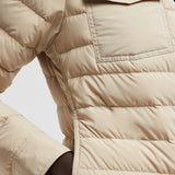 ROZES PACKABLE DOWN SHIRT JACKET