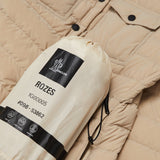 ROZES PACKABLE DOWN SHIRT JACKET