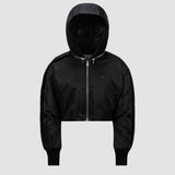 MONCLER X WILLOW SMITH MALEK HOODED SHORT DOWN JACKET
