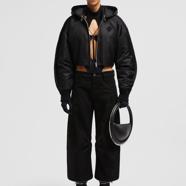 MONCLER X WILLOW SMITH MALEK HOODED SHORT DOWN JACKET