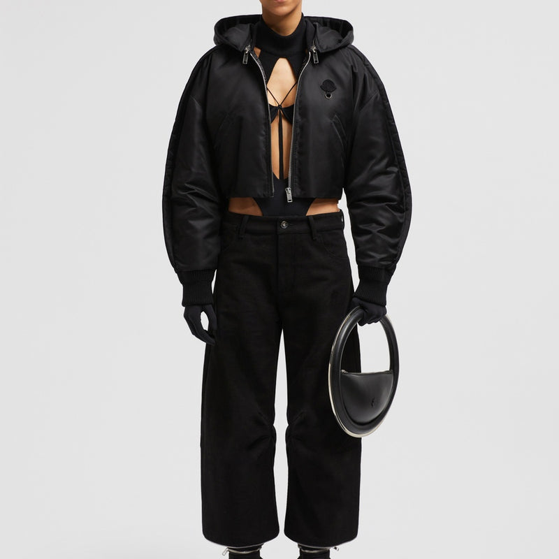 MONCLER X WILLOW SMITH MALEK HOODED SHORT DOWN JACKET