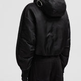 MONCLER X WILLOW SMITH MALEK HOODED SHORT DOWN JACKET