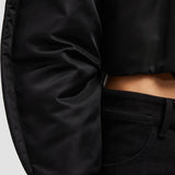 MONCLER X WILLOW SMITH MALEK HOODED SHORT DOWN JACKET