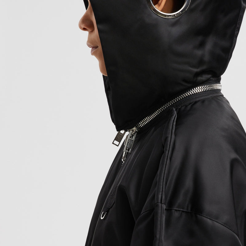 MONCLER X WILLOW SMITH MALEK HOODED SHORT DOWN JACKET