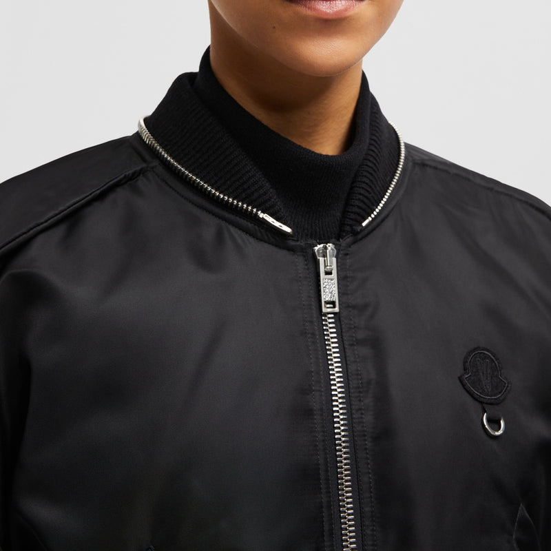 MONCLER X WILLOW SMITH MALEK HOODED SHORT DOWN JACKET