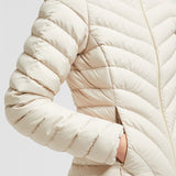 GRANGE DIAGONAL-QUILTED SHORT DOWN JACKET