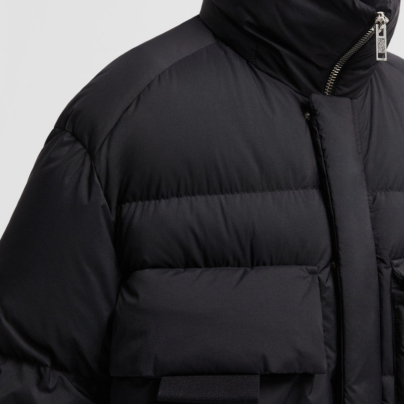 MONCLER X WILLOW SMITH KAR HOODED SHORT DOWN JACKET