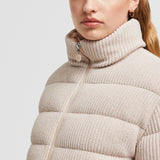 THOIRY LAMINATED COTTON SHORT DOWN JACKET