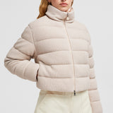 THOIRY LAMINATED COTTON SHORT DOWN JACKET