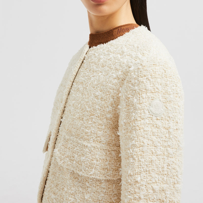 DAUPHIN TWEED SHORT DOWN JACKET