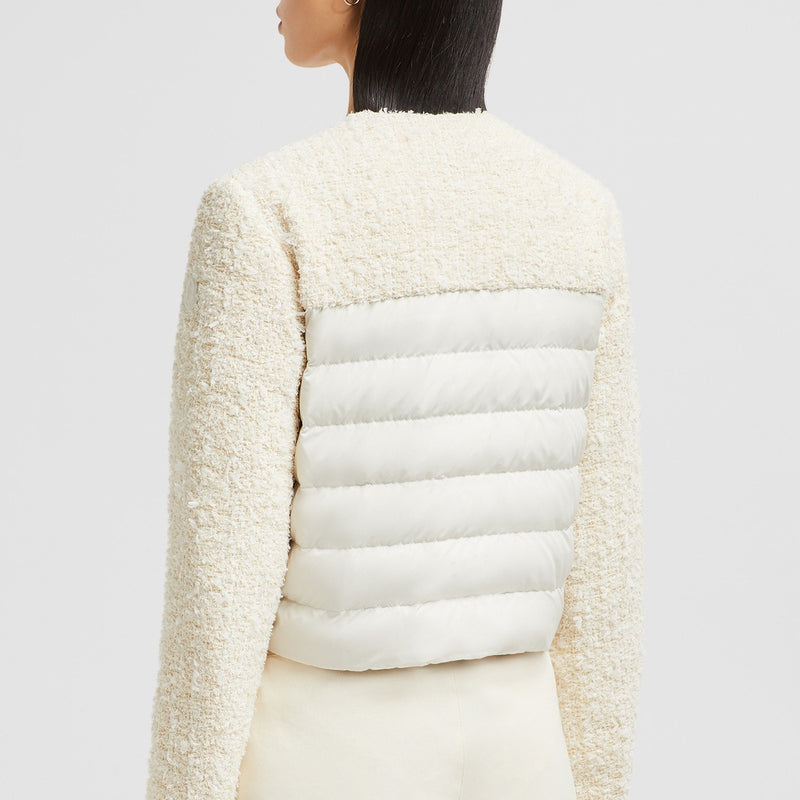 DAUPHIN TWEED SHORT DOWN JACKET