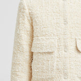 DAUPHIN TWEED SHORT DOWN JACKET