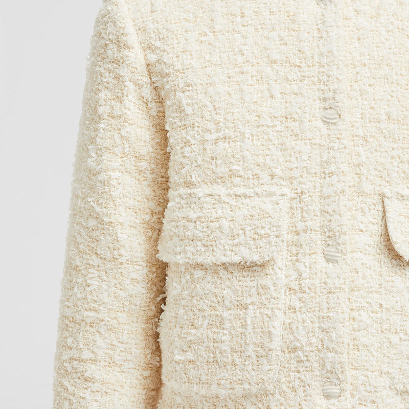 DAUPHIN TWEED SHORT DOWN JACKET