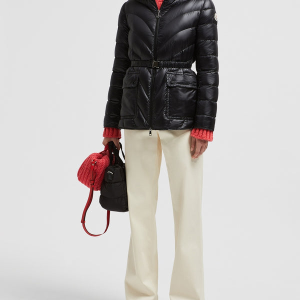 ARGENNO HOODED MID-LENGTH DOWN JACKET