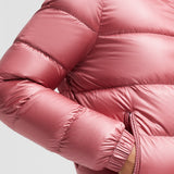 BIRON HOODED SHORT DOWN JACKET