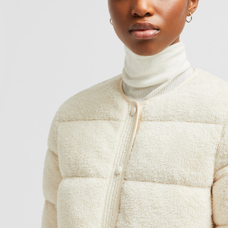 FLOYRAC TEDDY SHORT DOWN JACKET
