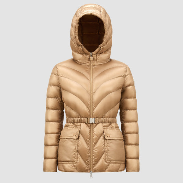 ARGENNO HOODED MID-LENGTH DOWN JACKET