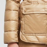 ARGENNO HOODED MID-LENGTH DOWN JACKET