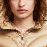 ARGENNO HOODED MID-LENGTH DOWN JACKET