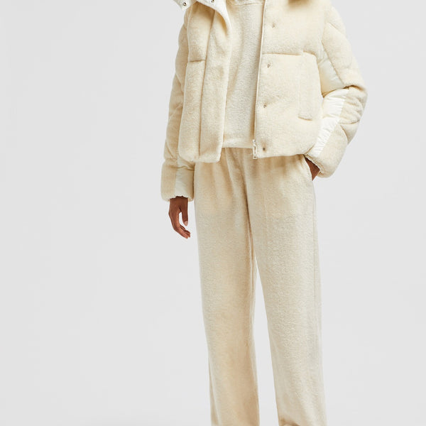 BRYSUR HOODED TEDDY SHORT DOWN JACKET