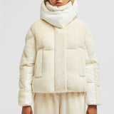 BRYSUR HOODED TEDDY SHORT DOWN JACKET