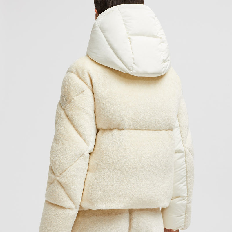 BRYSUR HOODED TEDDY SHORT DOWN JACKET