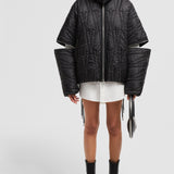 MONCLER X WILLOW SMITH HAISSA 2-IN-1 SHORT DOWN JACKET