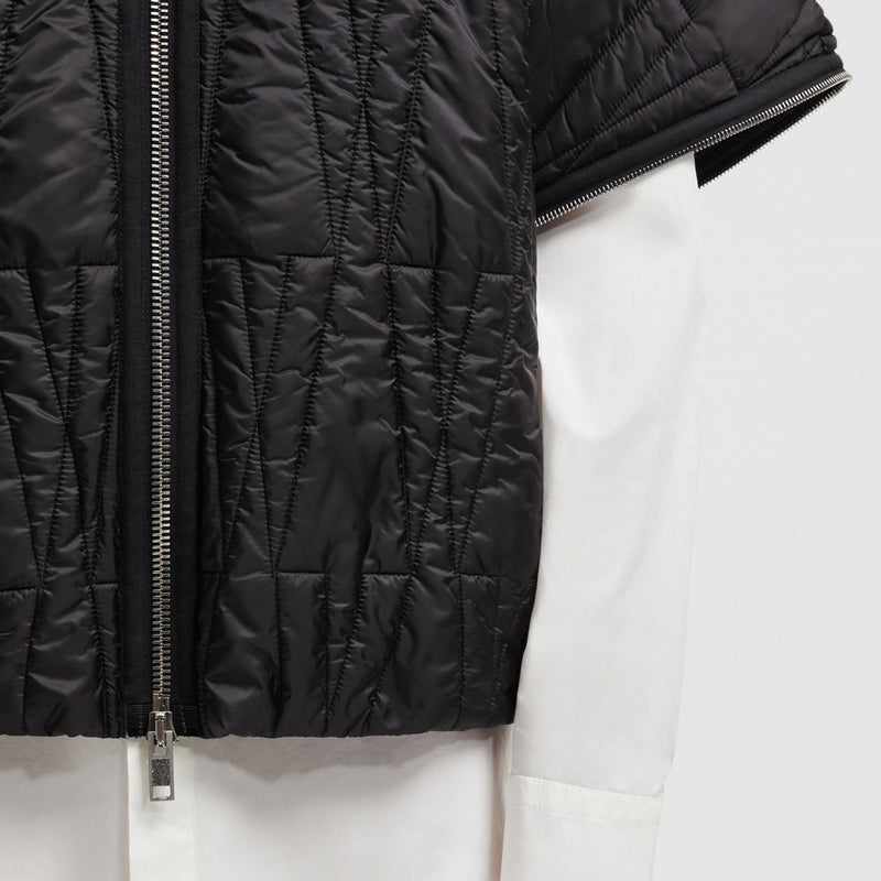 MONCLER X WILLOW SMITH HAISSA 2-IN-1 SHORT DOWN JACKET