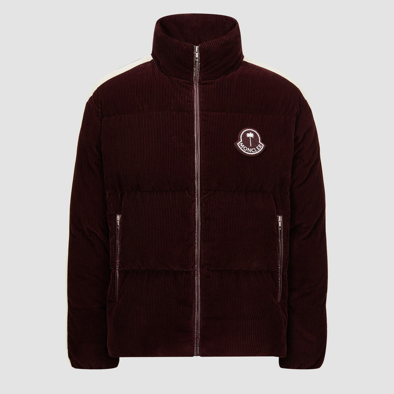 MONCLER X PALM ANGELS ABROLHOS CORDUROY SHORT DOWN JACKET