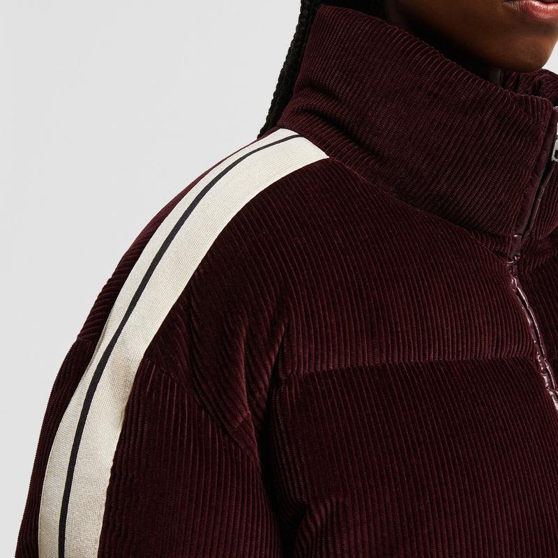 MONCLER X PALM ANGELS ABROLHOS CORDUROY SHORT DOWN JACKET