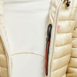 KARURA 2-IN-1 HOODED SHORT DOWN JACKET