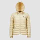 KARURA 2-IN-1 HOODED SHORT DOWN JACKET