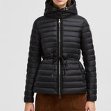RAIE PACKABLE HOODED SHORT DOWN JACKET
