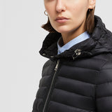 RAIE PACKABLE HOODED SHORT DOWN JACKET