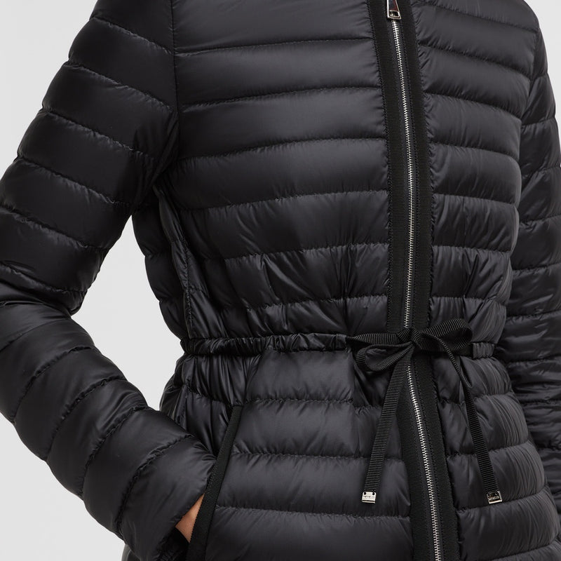 RAIE PACKABLE HOODED SHORT DOWN JACKET